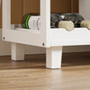 SoBuy FKW45-E-WN Desserte de Cuisine avec Prise Intégrée – 2 Prises + 2 USB, Casier à Bouteilles, Roulettes ou Pieds, 63 kg, Blanc et Bois
