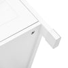sobuyes.shopG126-W Colonne de Salle de Bain – 4 Étagères, 2 Tiroirs, Anti-Basculement, 30×30×144 cm, Blanc