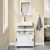 sobuyes.shopG128-W Meuble Sous-Lavabo Meuble pour lavabo suspendu