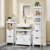 sobuyes.shopG128-W Meuble Sous-Lavabo Meuble pour lavabo suspendu