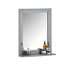 sobuyes.shopG129-SG Armoire Murale Salle de Bain avec Miroir Meuble Haut Suspendu Étagère Murale de Rangement Compacte Idéal pour