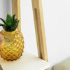 sobuyes.shopG162-N Étagère Pliable Style échelle Étagère pour Salle de Bain, Bureau, Salon, etc. avec 4 Niveaux de Rangement