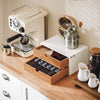 sobuyes.shopG180-WN Boîte de rangement Porte-Capsules Nespresso Distributeur Boîte