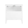 sobuyes.shopG202-W Meuble sous lavabo Salle de Bain Meuble de Salle de Bain avec 2 Portes, Grand Espace de Rangement & découpe Siphon sous Vasque MDF, Blanc 60x62x30cm