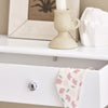 sobuyes.shopG43-W Etagere Murale avec 2 Tiroirs - Étagère Flottante Moderne pour Entrée, Salon, Cuisine & Chambre - Blanc 64x15x10cm
