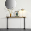 SoBuy FSB50-PF Table Console Table d’entrée Buffet Bout de Canapé Table d'appoint Cadre et Pieds en Fer