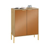 SoBuy FSB96-G Meuble d'entrée, Meuble à Chaussures, Buffet avec 2 Portes et 5 compartiments, Commode à Chaussures