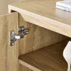 SoBuy FSB96-G Armoire à Chaussures avec 2 Portes Effet Miroir et 5 Compartiments – L83×P38×H100 cm, Charge 80 kg, Finition Dorée