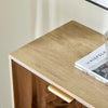SoBuy FSB96-G Armoire à Chaussures avec 2 Portes Effet Miroir et 5 Compartiments – L83×P38×H100 cm, Charge 80 kg, Finition Dorée