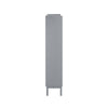 SoBuy FSR100-HG Armoire à Chaussures Ultra-Slim 19 cm – 4 Abattants, 8–12 Paires, Anti-Basculement, Gris, 100×19×91 cm