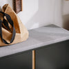 SoBuy FSR117-SCH Banc à Chaussures avec Coussin Rembourré et 2 Portes, Meuble d'Entrée – 90x34x46 cm, Noir