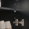 SoBuy FSR117-SCH Banc à Chaussures avec Coussin Rembourré et 2 Portes, Meuble d'Entrée – 90x34x46 cm, Noir