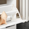 SoBuy FSR137-W Meuble à Chaussures à Abattants 2 Niveaux – Rangement Discret pour Entrée – 60x25x80 cm Blanc