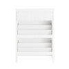 SoBuy FSR152-W Meuble à Chaussures à Abattants 2 Niveaux – Rangement Discret pour Entrée – 80x25x108 cm Blanc