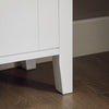 SoBuy FSR152-W Meuble à Chaussures à Abattants 2 Niveaux – Rangement Discret pour Entrée – 80x25x108 cm Blanc