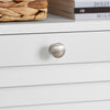SoBuy FSR152-W Meuble à Chaussures à Abattants 2 Niveaux – Rangement Discret pour Entrée – 80x25x108 cm Blanc
