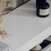 SoBuy FSR152-W Meuble à Chaussures à Abattants 2 Niveaux – Rangement Discret pour Entrée – 80x25x108 cm Blanc