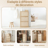 SoBuy FSR159-N Armoire à Chaussures 3 Abattants – L60 × P24 × H118 cm, Naturel