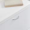 SoBuy FSR16-W Banc à Chaussures avec 1 Abattant et Coussin Rembourré, Coffre de Rangement pour Entrée – 60x30x48 cm, Blanc