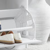 SoBuy FSR16-W Banc à Chaussures avec 1 Abattant et Coussin Rembourré, Coffre de Rangement pour Entrée – 60x30x48 cm, Blanc