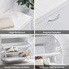 SoBuy FSR16-W Banc à Chaussures avec 1 Abattant et Coussin Rembourré, Coffre de Rangement pour Entrée – 60x30x48 cm, Blanc