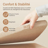 SoBuy FSR163-N Banc à Chaussures avec Coussin et Portes Coulissantes – Naturel