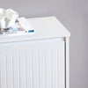 SoBuy FSR165-K-W Meuble à Chaussures à Abattants 2 Niveaux – Rangement Discret pour Entrée – 61x26x81 cm Blanc