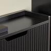 SoBuy FSR177-SCH Armoire à Chaussures 2 Abattants – 4 à 6 Paires, 19 cm de Profondeur, Anti-Basculement – 50×19×90 cm, Noir