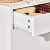 SoBuy FSR180-W Armoire à Chaussures 2 Abattants et 1 Tiroir, Meuble d'Entrée pour Couloir – 60x30x90 cm, Blanc