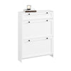 SoBuy FSR207-W Meuble à Chaussures Gain de Place Ultra-Slim 19cm – Entrée Étroite – 80x19x107 cm Blanc