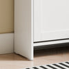 SoBuy FSR207-W Meuble à Chaussures Gain de Place Ultra-Slim 19cm – Entrée Étroite – 80x19x107 cm Blanc
