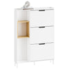 SoBuy FSR209-WN Meuble à Chaussures Faible Profondeur 19 cm – Gain de Place pour Entrée Étroite