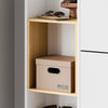 SoBuy FSR209-WN Meuble à Chaussures Faible Profondeur 19 cm – Gain de Place pour Entrée Étroite
