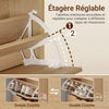 Prévente SoBuy FSR212-N Meuble à Chaussures pour Entrée Étroite 24 cm de Profondeur – Naturel