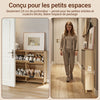 Prévente SoBuy FSR214-N Meuble à Chaussures Compact 24 cm de Profondeur – Naturel