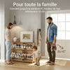 Prévente SoBuy FSR214-N Meuble à Chaussures Compact 24 cm de Profondeur – Naturel