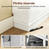 SoBuy FSR216-W Meuble à Chaussures Gain de Place Ultra-Slim 18cm – Entrée Étroite – 105x18x78 cm Blanc