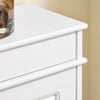 SoBuy FSR78-L-W Armoire à Chaussures Slim 24 cm – 2 Abattants, 12 Paires, Tiroir, Dos Ventilé, 75×24×96 cm, Blanc