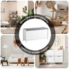 SoBuy FSR86-W Banc à Chaussures avec Coussin Rembourré et 2 Portes, Grande Capacité pour Entrée – 114x40x53 cm, Blanc