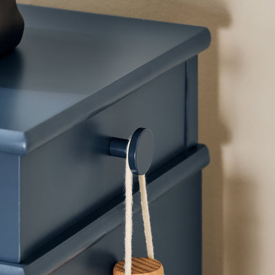 SoBuy FSR94-B – Armoire à Chaussures Slim 24 cm – 3 Abattants, Tiroir et Crochet – 12 Paires – Bleu FSC®
