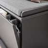 SoBuy FSR98-XL-SCH Banc à Chaussures avec Coussin et 2 Abattants – 100×26×46 cm, 158 kg, Noir