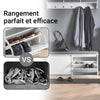 SoBuy FSR98-XL-W Banc à Chaussures avec Coussin Rembourré et 2 Abattants pour Entrée Couloir – 100x26x46 cm, Blanc