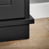 SoBuy FSR99-SCH Meuble à Chaussures Ultra-Slim 18cm, 2 Abattants, 8-10 Paires, Charge 30 kg – 76x18x78 cm, Noir