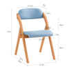 SoBuy FST92-BL Chaise Pliante Rembourrée en Bois – Bleu
