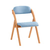 SoBuy FST92-BL Chaise Pliante Rembourrée en Bois – Bleu
