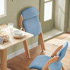 SoBuy FST92-BL Chaise Pliante Rembourrée en Bois – Bleu