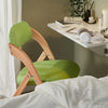 SoBuy FST92-GR Chaise Pliante Rembourrée en Bois – Vert