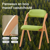 SoBuy FST92-GR Chaise Pliante Rembourrée en Bois – Vert