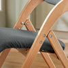 SoBuy FST92-SG Chaise Pliante Rembourrée en Bois – Gris Foncé