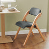 SoBuy FST92-SGx2 Lot de 2 Chaises Pliantes Rembourrées en Bois – Gris Foncé